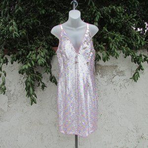 Aidan by Aidan Mattox lavender combo dress 12